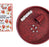 Burgundy Crocodile Dice Tray <br> (Ø 45 x H 6) cm
