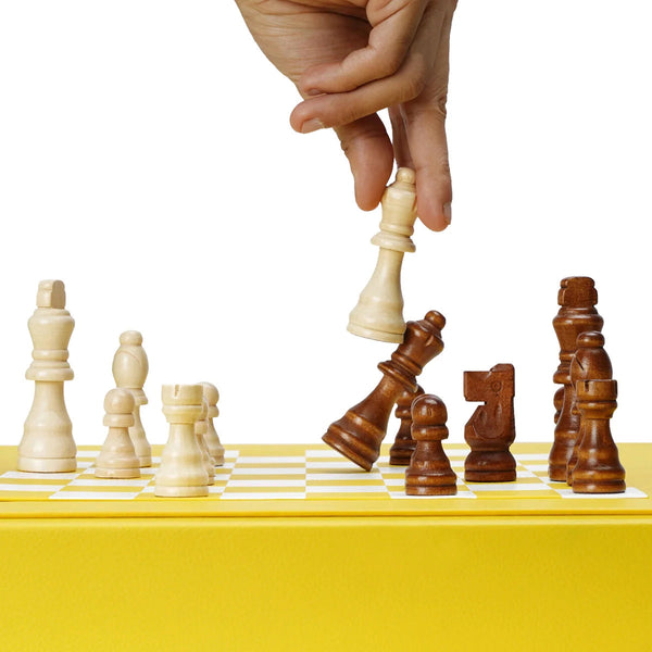 Chess Set <br> Lemon <br> (L 36.5 x H 5.2) cm