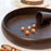 Dark Brown Crocodile Dice Tray <br> (Ø 45 x H 6) cm