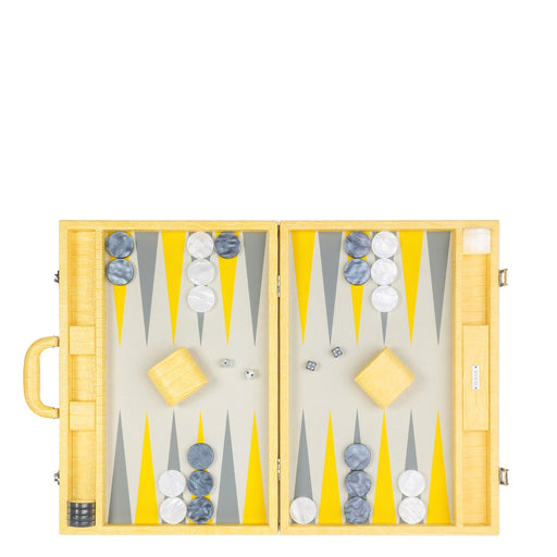Lemon Alligator <br> Backgammon Set with Handle <br> (L 52 x W 36) cm