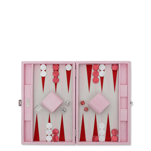 Pink Lizard
 <br> Backgammon Set <br> 
(L 38 x W 24.5) cm
