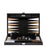 Jet Black Lizard <br> Backgammon Set <br> (L 38 x W 24.5) cm