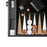 Jet Black Lizard <br> Backgammon Set <br> (L 38 x W 24.5) cm