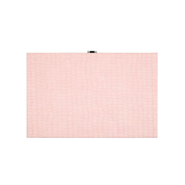 Pink Crocodile <br> Backgammon Set <br> (L 38 x W 24.5) cm