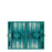 Teal Alligator <br> Backgammon Set <br> (L 38 x W 24.5) cm