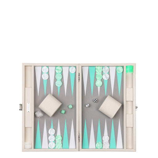 Pearl Lizard <br> Backgammon Set <br> (L 38 x W 24.5) cm