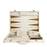 Beige Stingray <br> Backgammon Set with Handle <br> (L 52 x W 36) cm