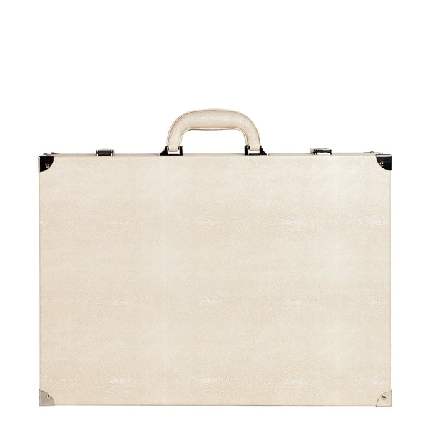 Beige Stingray <br> Backgammon Set with Handle <br> (L 52 x W 36) cm