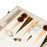 Beige Stingray <br> Backgammon Set with Handle <br> (L 52 x W 36) cm