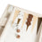 Beige Stingray <br> Backgammon Set <br> (L 38 x W 24.5) cm