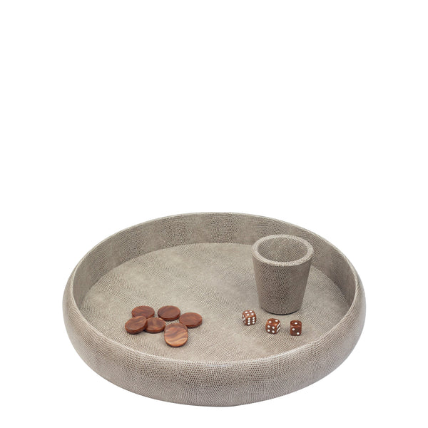 Hazelwood Lizard Dice Tray <br> (Ø 45 x H 6) cm