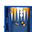 Navy Blue Alligator <br> Backgammon Set <br> (L 38 x W 24.5) cm