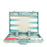 Ocean Green Stingray <br> Backgammon Set with Handle <br> (L 52 x W 36) cm