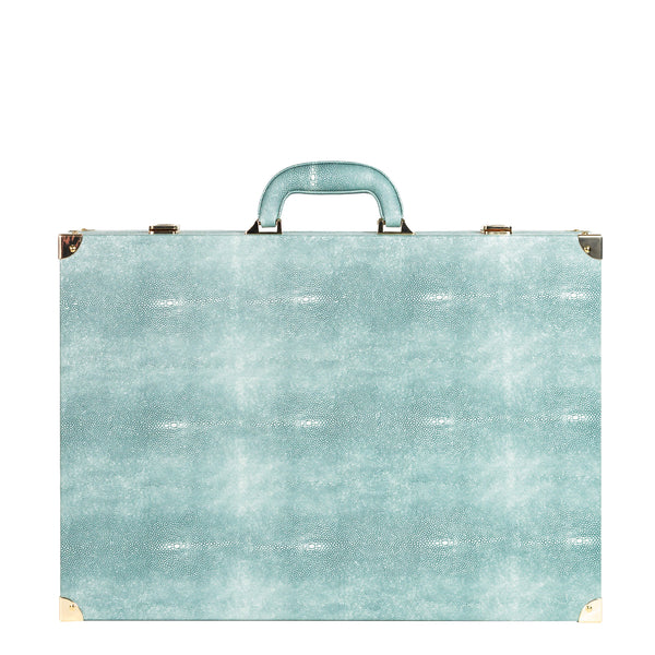 Ocean Green Stingray <br> Backgammon Set with Handle <br> (L 52 x W 36) cm