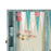 Ocean Green Stingray <br> Backgammon Set <br> (L 38 x W 24.5) cm