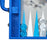 Royal Blue Lizard <br> Backgammon Set with Handle <br> (L 52 x W 36) cm