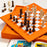 Chess Set <br> Tangerine <br> (L 36.5 x H 5.2) cm