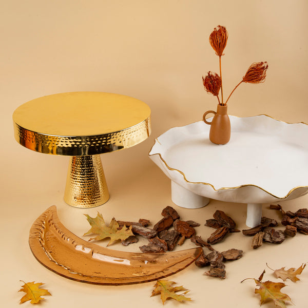 Cake Stand <br> Gold <br> (Ø 36 x H 25) cm