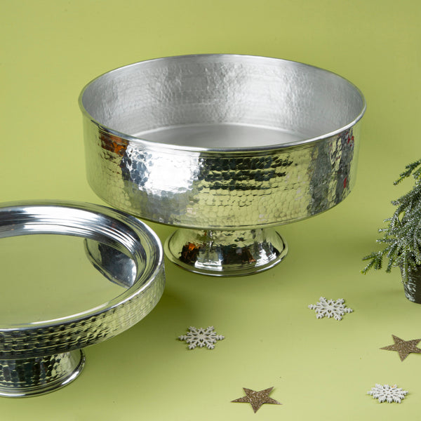 Main Course Platter <br> Silver <br> (Ø 40 x H 12) cm