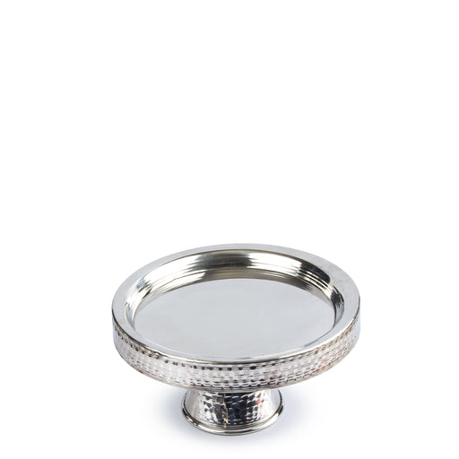 Round Platter <br> Silver <br> (Ø 32 x H 15) cm