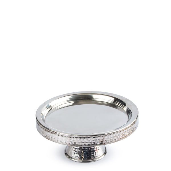 Round Platter <br> Silver <br> (Ø 36 x H 15) cm