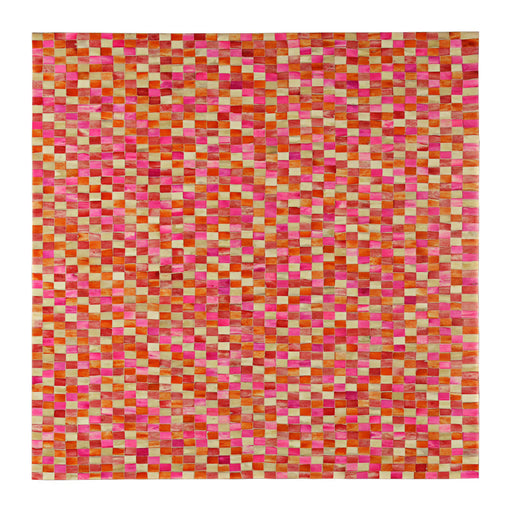Mosaic Wall Décor <br> Red / Orange <br> (L 100 x H 100) cm