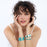 Thin Cuff <br>
Turquoise Blue
