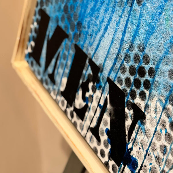 Men Series: Men I <br> Blue <br> (L 87 x W 8 x H 107) cm