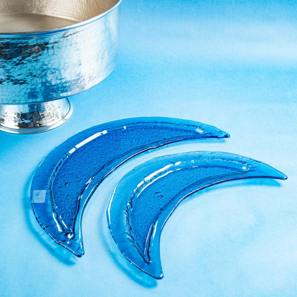 Moon Platter <br> Light Blue <br> (45) cm