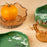 Round Platter <br> Amber <br> (Ø 35 x H 12) cm