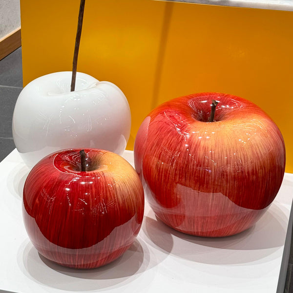 Apple Brilliant Glazed <br> Red Yellow <br> (Ø 29 x H 25) cm