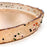 Round Platter <br> Amber with Multicolor Dots <br> (Ø 50 x H 5) cm