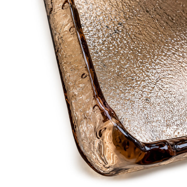 Rectangular Platter <br> Amber <br> (L 50 x W 25) cm