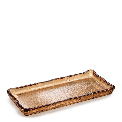Rectangular Platter <br> Amber <br> (L 50 x W 25) cm