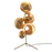 Whirl Chandelier Floor Lamp <br> Gold <br> (L 95 x W 95 x H 172) cm