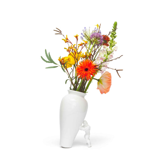 My Superhero Vase<br> Glossy White <br> (H 27.5) cm