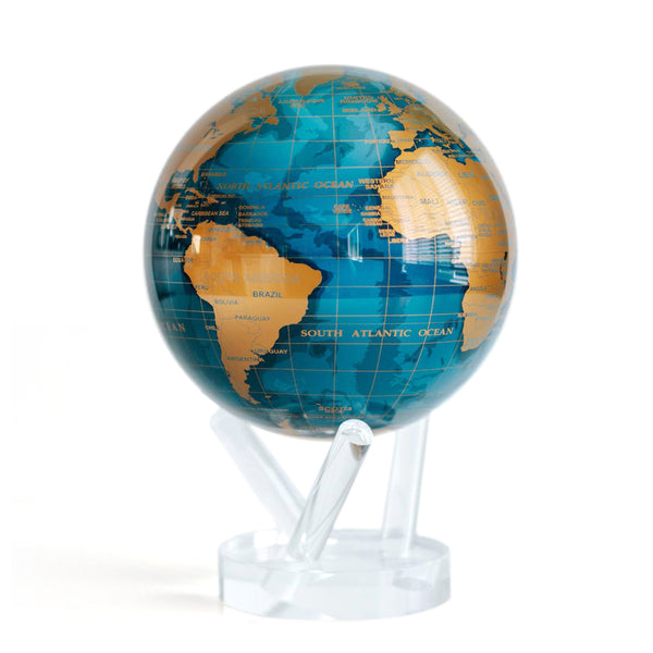 Globe <br> Blue & Gold <br> (Ø 16 x H 23) cm
