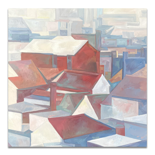 Winter Day in Anderlecht. Belgium <br> (H 60 x L 60) cm