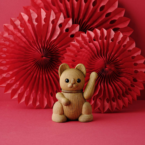 Lucky Cat <br>
(H 11) cm