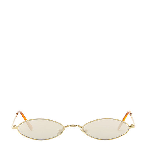 XYZ Sunglasses <br> Gold Frame <br> Silver Mirror Lenses