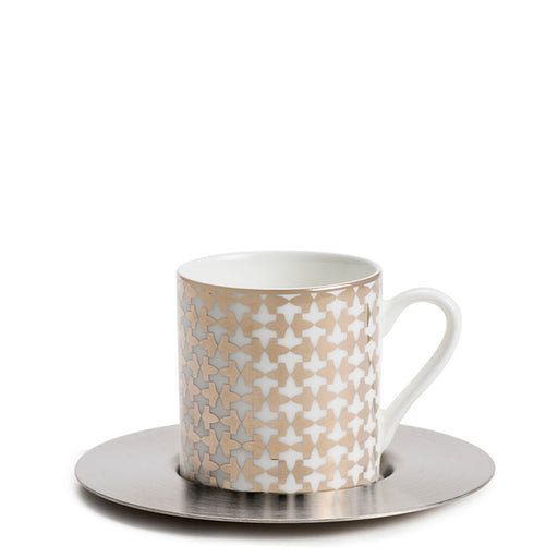 Alhambra Platinum Espresso Cup with Saucer <br> 
Set of 6