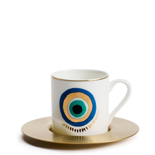 Iris Espresso Cup with Saucer <br> 
Set of 6
