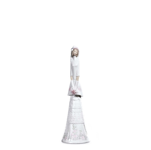 Bridal Bell Figurine <br> (L 7 x W 7 x H 21) cm