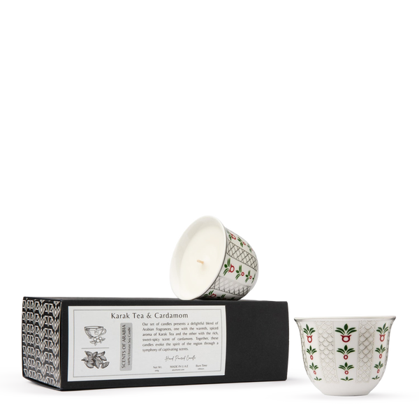 Discovery Candle Set <br> Karak Tea & Cardamom <br> Set of 2