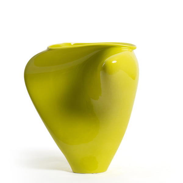 The Anima Vase <br> 
Lime Green
<br> (L 34.5 x W 42.5 x H 48) cm