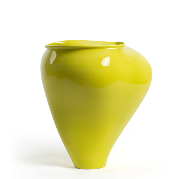 The Anima Vase <br> 
Lime Green
<br> (L 34.5 x W 42.5 x H 48) cm