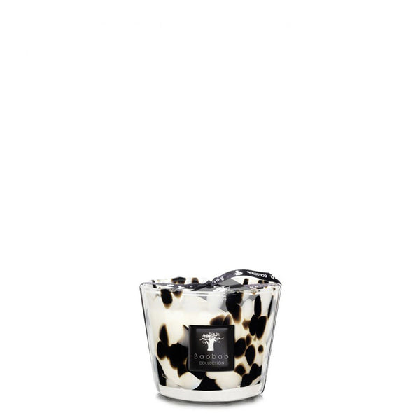 Pearls Black Candle <br> Rose and Ginger <br> (H 10) cm
