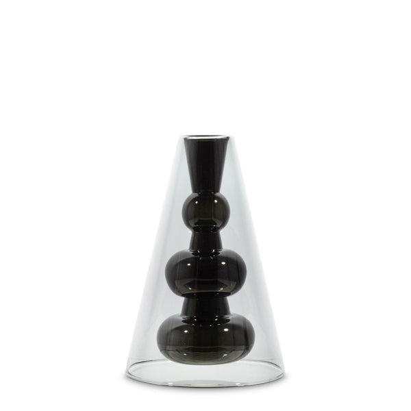 Bump Cone Vase <br> (L 15 x W 15 x H 22) cm