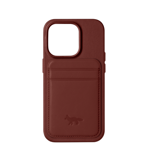 Profile Fox Leather Magnetic Card Case <br> iPhone 14 Pro <br> Wine Lees
