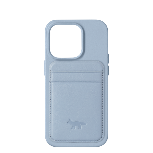 Profile Fox Leather Magnetic Card Case <br> iPhone 14 Pro <br> Medium Blue